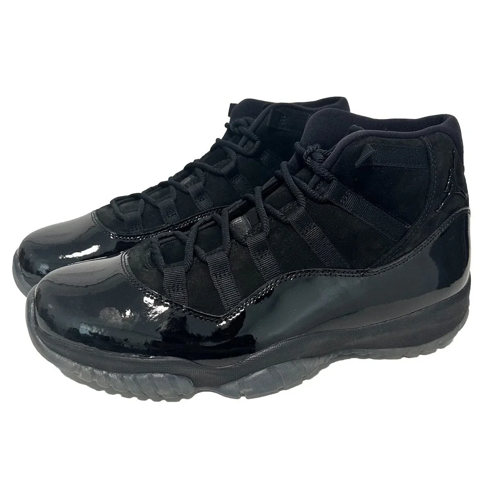 New Air Jordan 11 Cap and Gown 2018 Size 10.5 Rare Retro Authentic Black High MJ